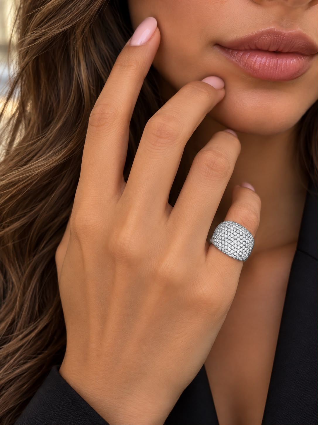 ANELLO AUREA PAVE'
